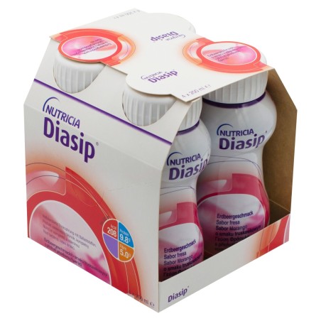 Diasip Food for special medical purposes strawberry 4 x 200 ml