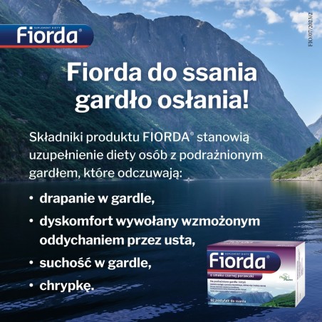 Fiorda Dietary supplement with blackcurrant flavor 60 pieces