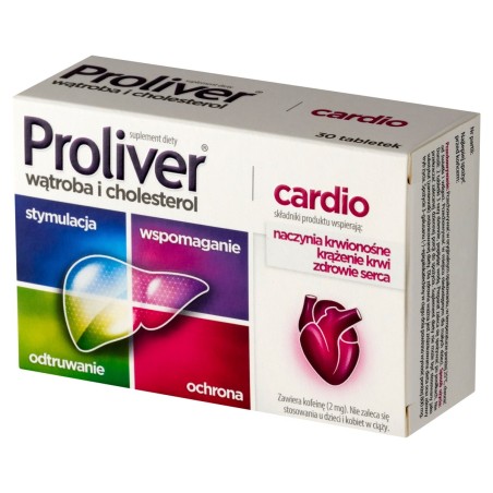 Proliver Cardio Suplement diety 30 sztuk