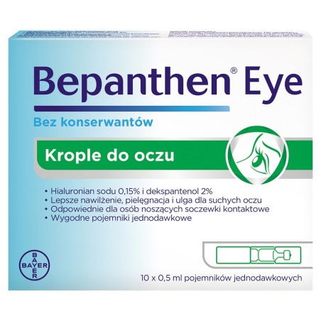 Bepanthen Eye Augentropfen 10 x 0,5 ml