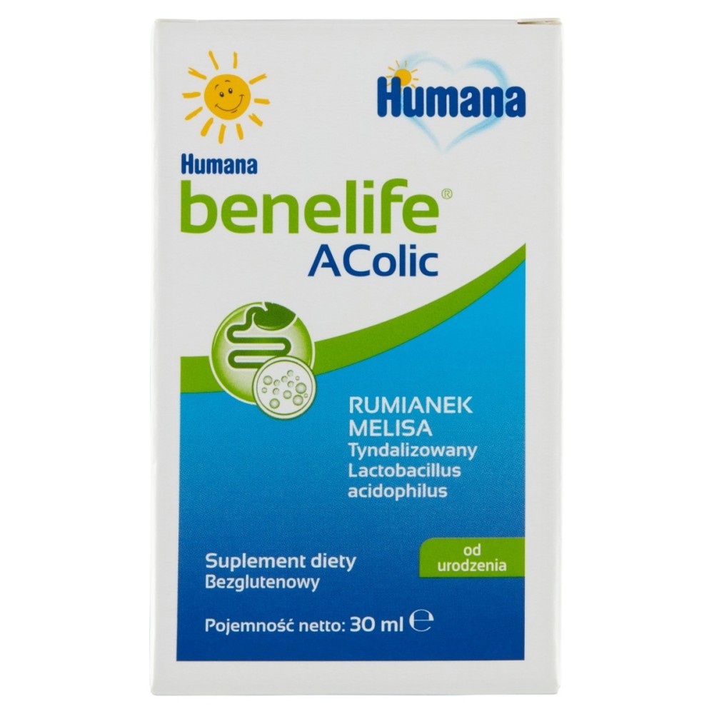 Humana benelife AColic dietary supplement from birth 30 ml