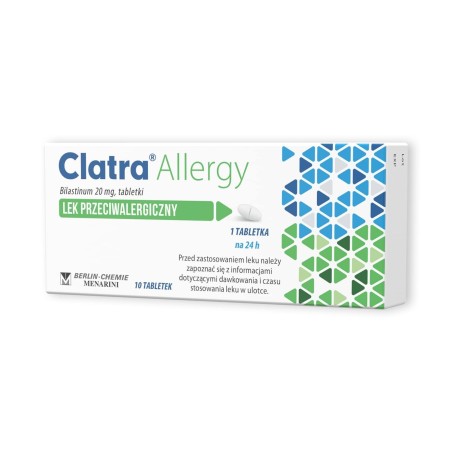 Clatra Allergy 20 mg x 10 comprimés