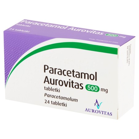 Paracetamol Aurovitas Tabletki 24 sztuki