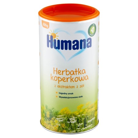 Humana Dill tea with herbal extract after the 4th month 200 g
