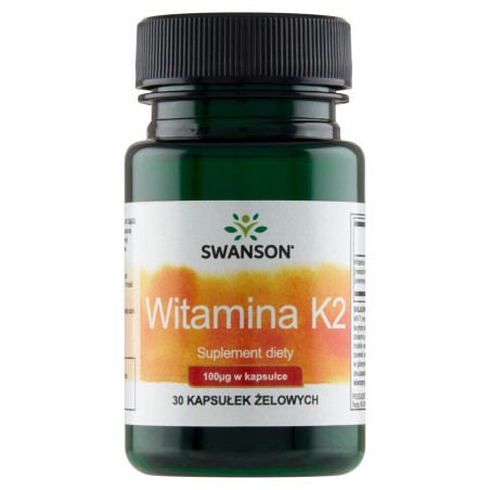 Swanson Complément alimentaire vitamine K2 100 mcg 13 g (30 pièces)