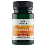 Swanson Complément alimentaire vitamine K2 100 mcg 13 g (30 pièces)
