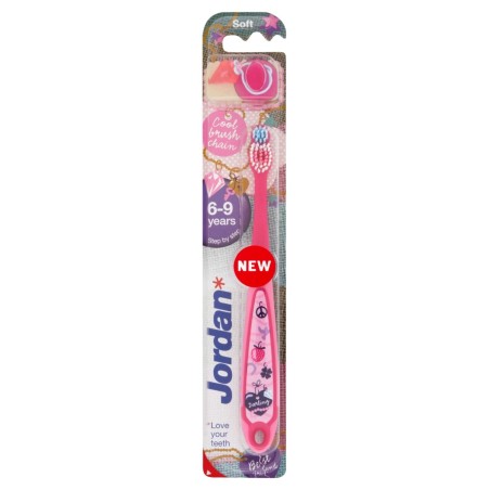 Jordan Step by Step Toothbrush for children 6-9 years old, soft