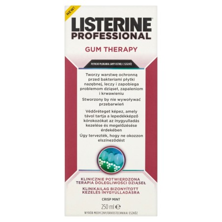 Listerine Professional Gum Therapy Płyn do płukania jamy ustnej 250 ml