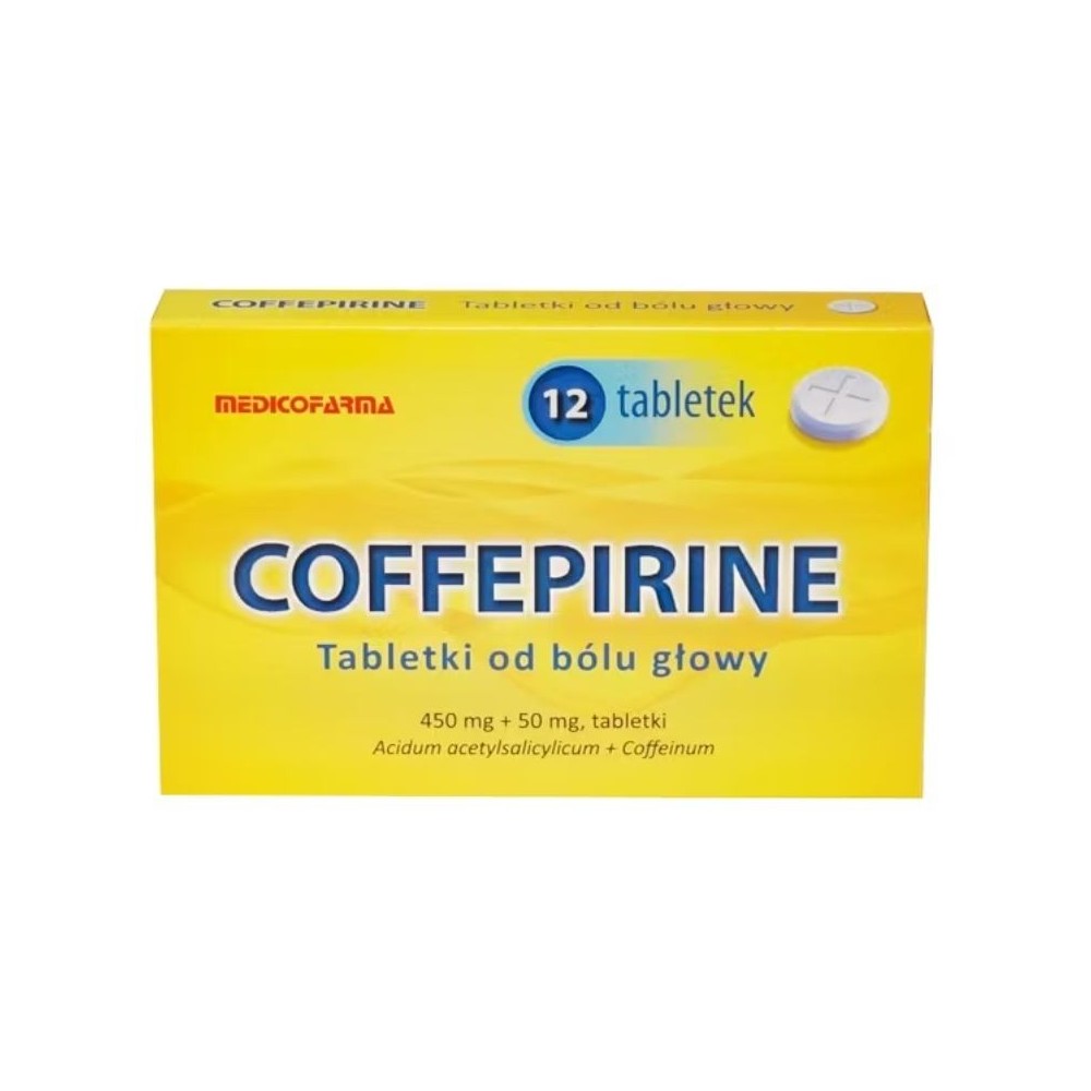 Coffepirine Tabletki od bólu głowy x 12 tabletek