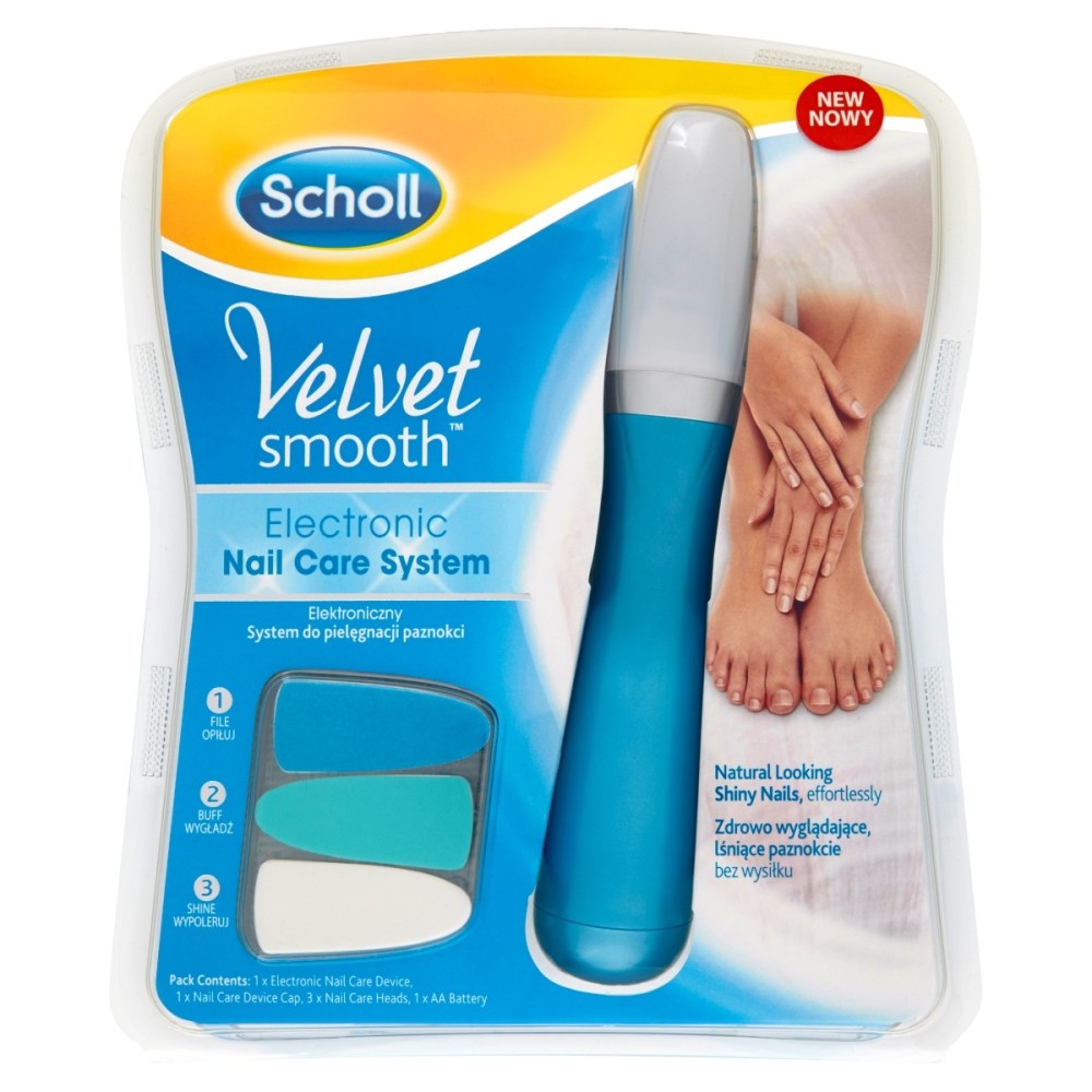 Scholl Velvet Smooth Système électronique de soin des ongles