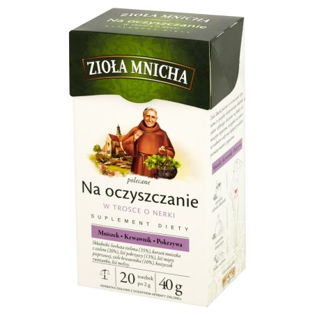 Big-Active Herbes des Moines Pour nettoyer Complément alimentaire Tisane 40 g (20 sachets)
