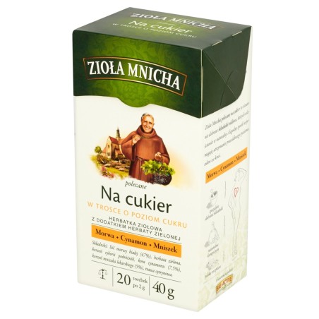 Big-Active Monk Herbs For Sugar Tisana con tè verde 40 g (20 buste)