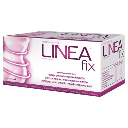 Linea Fix Herbatka ziołowa Suplement diety 40 g (20 x 2 g)