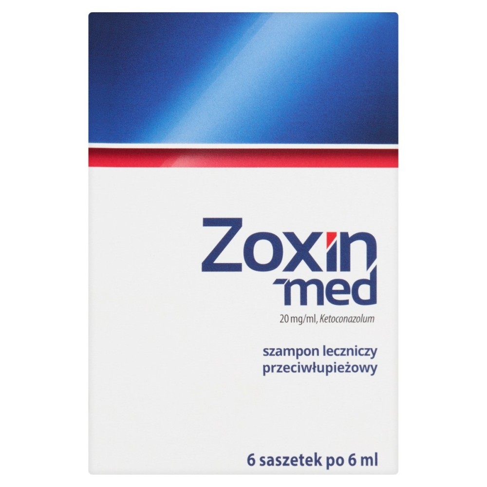 Zoxin-med Shampoing antipelliculaire médicamenteux 6 x 6 ml