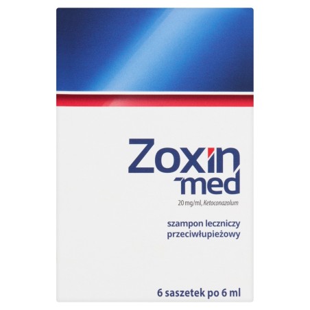 Zoxin-med Medicated anti-dandruff shampoo 6 x 6 ml
