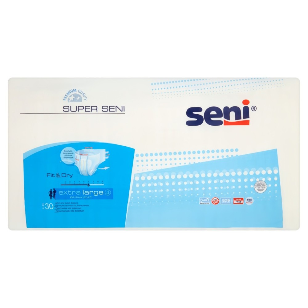 Seni Super Extra Large Diapers for adults, 30 pieces