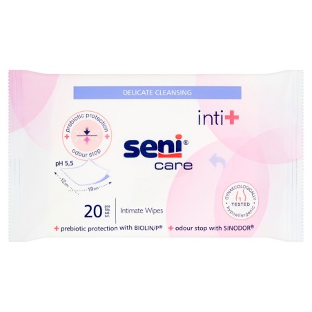 Seni Care inti+ Lingettes d'hygiène intime 20 pièces