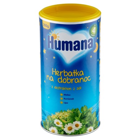 Humana Gutenachttee mit Kräuterextrakt nach dem 4. Monat 200 g