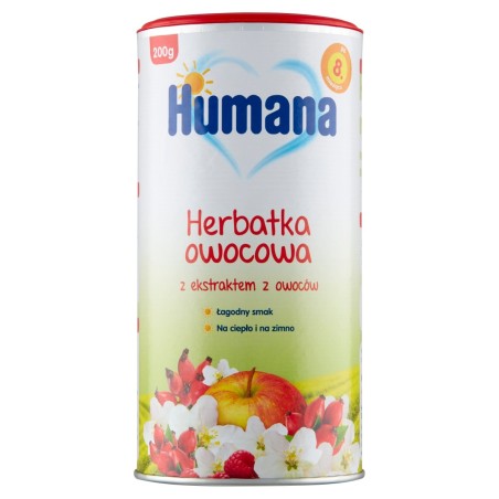 Humana Herbatka owocowa z ekstraktem z owoców po 8. miesiącu 200 g