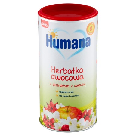 Humana Fruit thé aux extraits de fruits après le 8ème mois 200 g