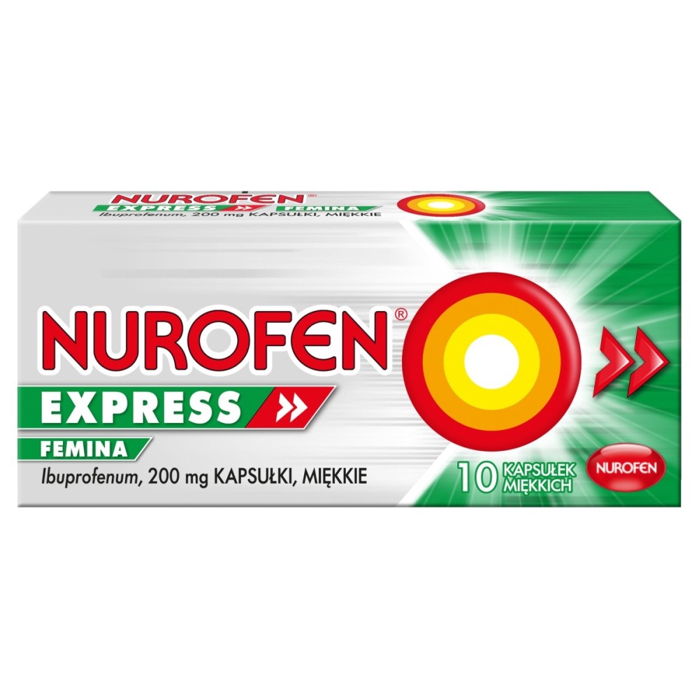 Nurofen Express Femina Soft kapsle 10 kusů