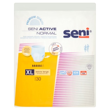 Seni Active Normal Extra Large Elastic absorbent panties 30 pieces