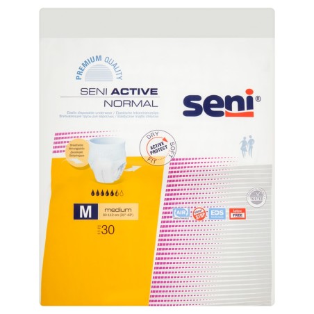 Seni Active Normal Medium Elastic absorbent panties 30 pieces