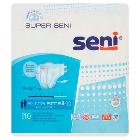 Seni Super Extra Small Diapers for adults, 10 pieces