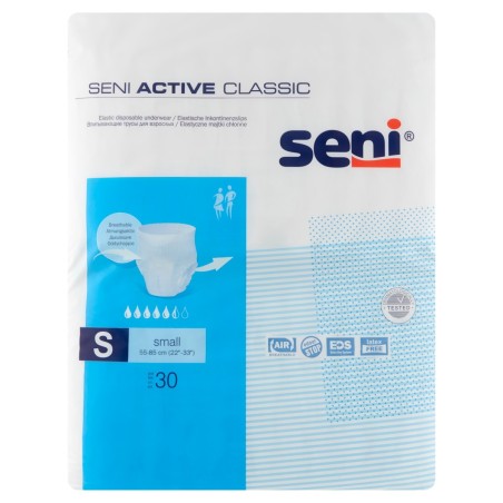 Seni Active Classic Petite culotte absorbante élastique 30 pièces