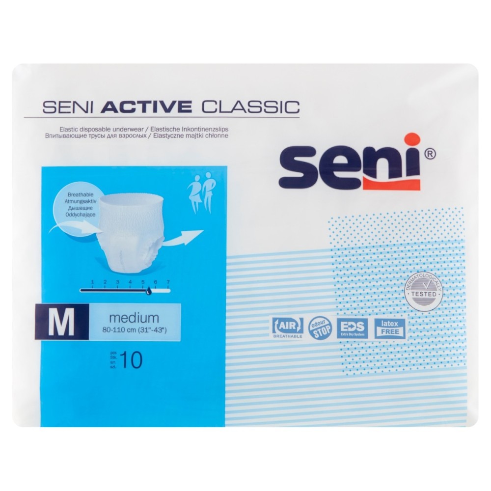 Seni Active Classic Medium Elastic culotte absorbante 10 pièces