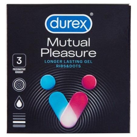 Durex Mutual Pleasure Condoms 3 pieces
