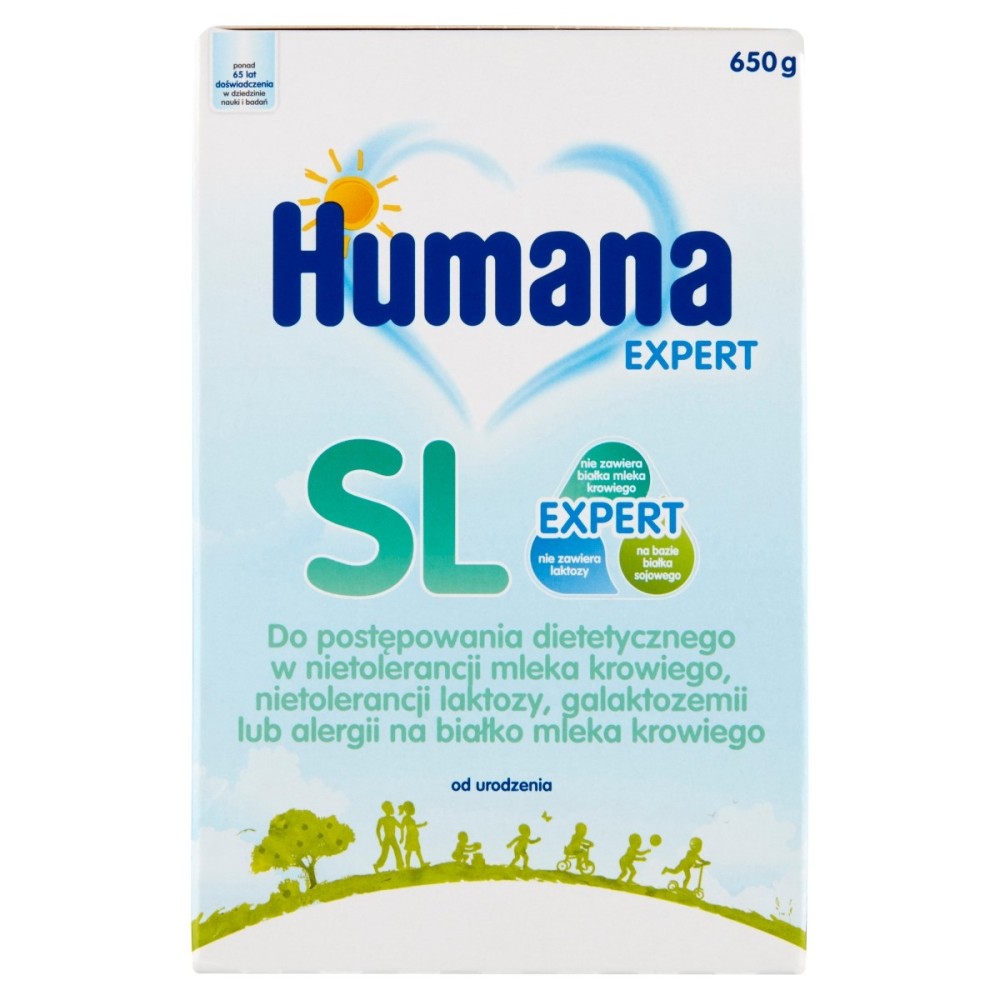 Humana Expert SL Żywność specjalnego przeznaczenia medycznego od urodzenia 650 g (2 x 325 g)
