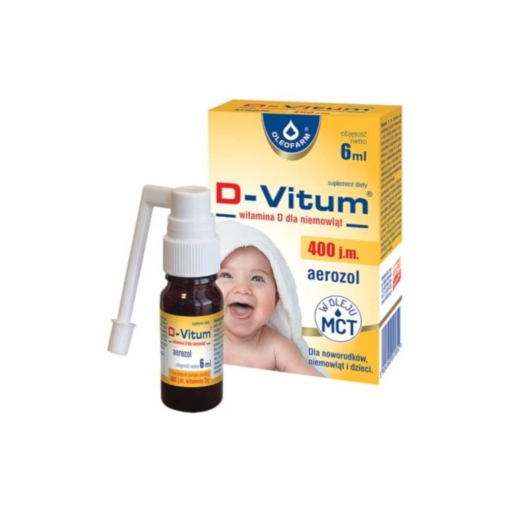 D-Vitum witamina D dla niemowląt aer.dosto