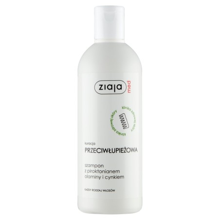 Ziaja med Anti-Schuppen-Behandlung Shampoo mit Olaminpirocton und Zink 300 ml