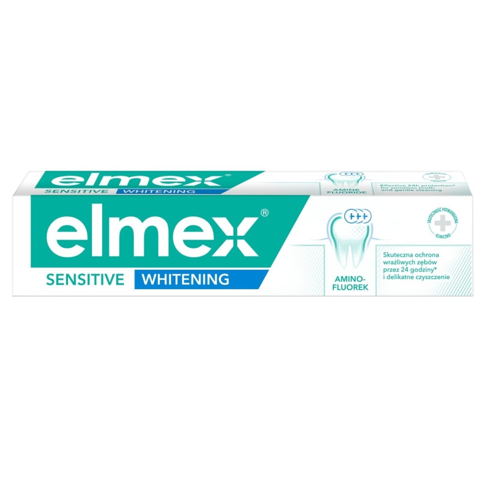 elmex Sensitive Whitening Zahnpasta mit Aminfluorid 75 ml