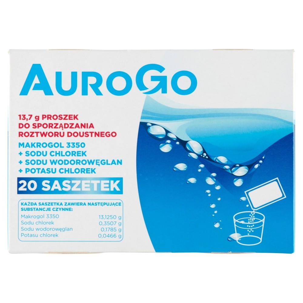 AuroGo Polvo para solución oral 13,7 g (20 piezas)