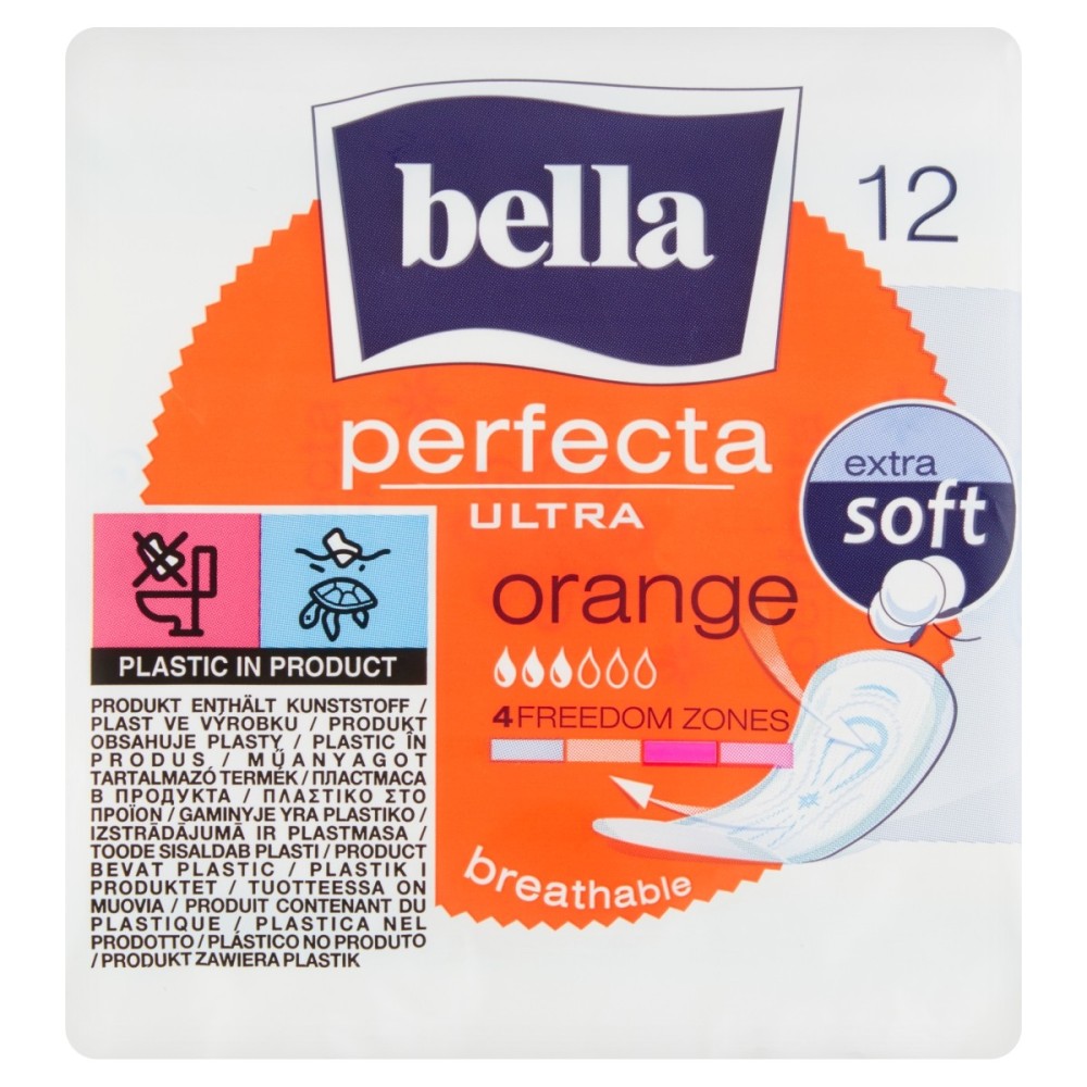 Bella Perfecta Ultra Orange Extra Soft Damenbinden 12 Stück