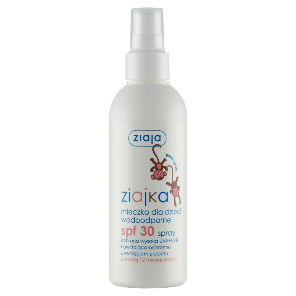 Ziaja Ziajka Lait pour enfants spray waterproof à partir de 12 mois SPF 30 170 ml