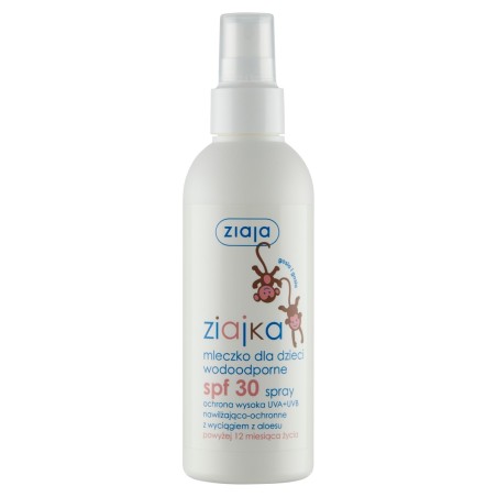 Ziaja Ziajka Milch für Kinder wasserfestes Spray über 12 Monate LSF 30 170 ml