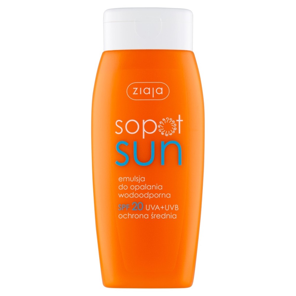 Ziaja Sopot Sun Sunscreen emulsion waterproof SPF 20 150 ml