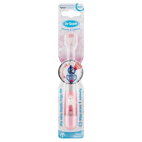 Dr. Scott Crystal toothbrush with timer