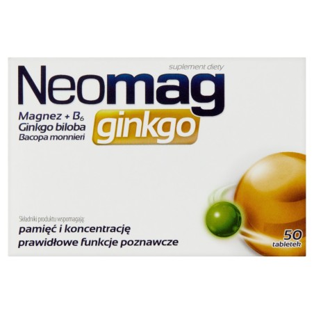 Neomag Ginkgo Dietary supplement 50 pieces