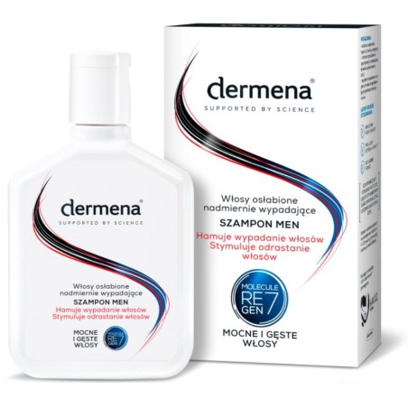 DERMENA MEN Shampoo. inhibiting hair loss