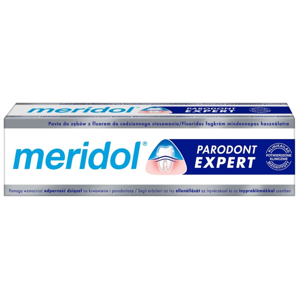 meridol Paradont Expert toothpaste for periodontal disease with an antibacterial ingredient 75ml