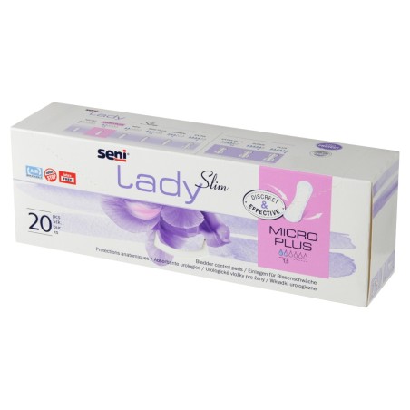 Seni Lady Slim Micro Plus Medizinprodukt, urologische Einlagen, 20 Stück