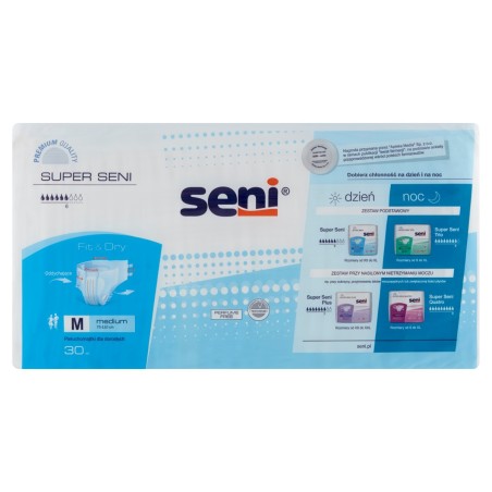 Seni Super Medium Medical device, diaper pants for adults, 10 pieces