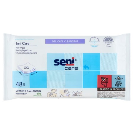 Seni Care Vitamin E & Allantoin XXL care wipes 48 pieces