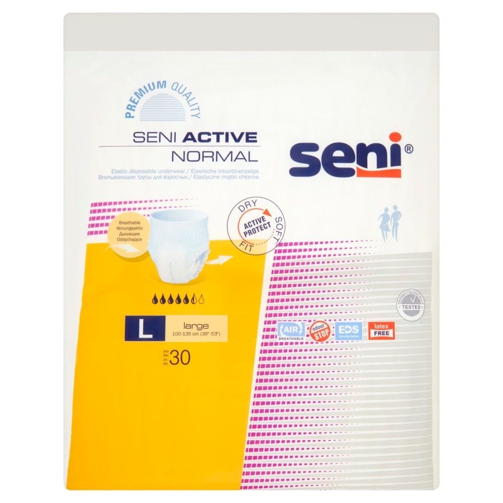 Seni Active Normal Large Elastic absorbent panties 30 pieces