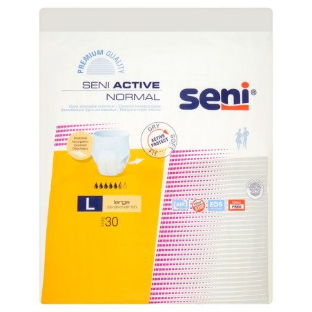 Seni Active Normal Large Elastické savé kalhotky 30 kusů
