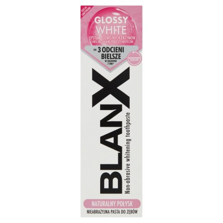 Blanx Glossy White Nieabrazyjna pasta do zębów 75 ml